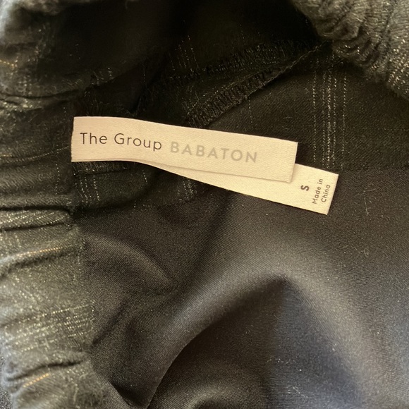 Aritzia Babaton black and white window pane ankle pants excellent condition! - Picture 5 of 8